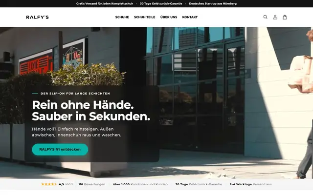 Startseite von Ralfys