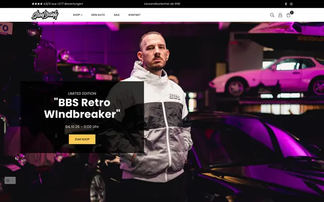 Startseite von Street Society